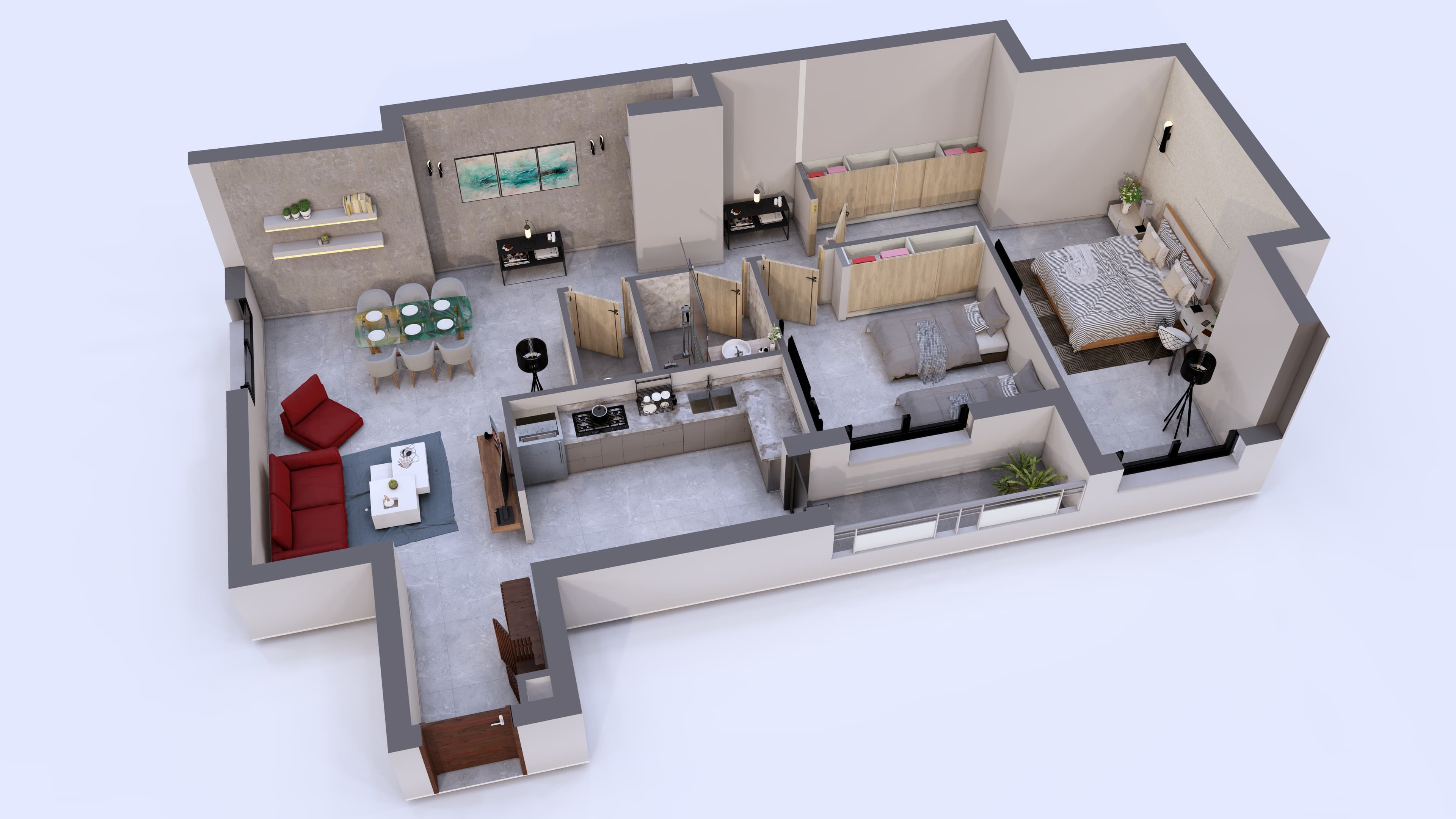 F5 Duplex — Attique — Bloc B